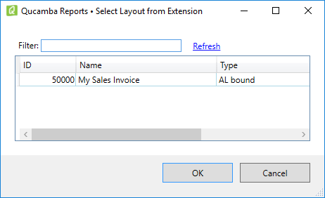 Select from Extension